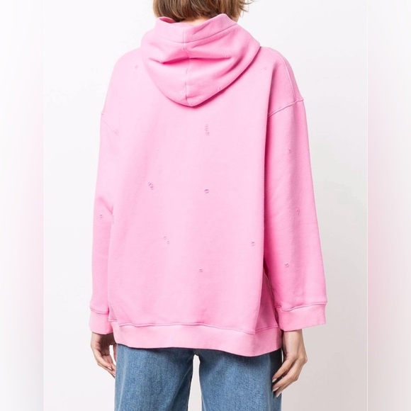 Natasha Zinko rabbit-print long-sleeved hoodie Size XS - Picture 4 of 8